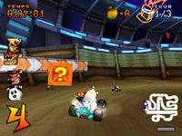 une photo d'Ã©cran de Crash Team Racing sur Sony Playstation